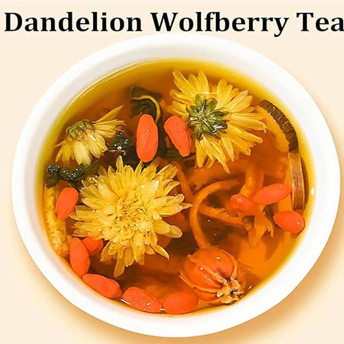شاي أعشاب الهندباء والتوت الأس - مراجعة Wellness Herbal Tea Blends وسعره