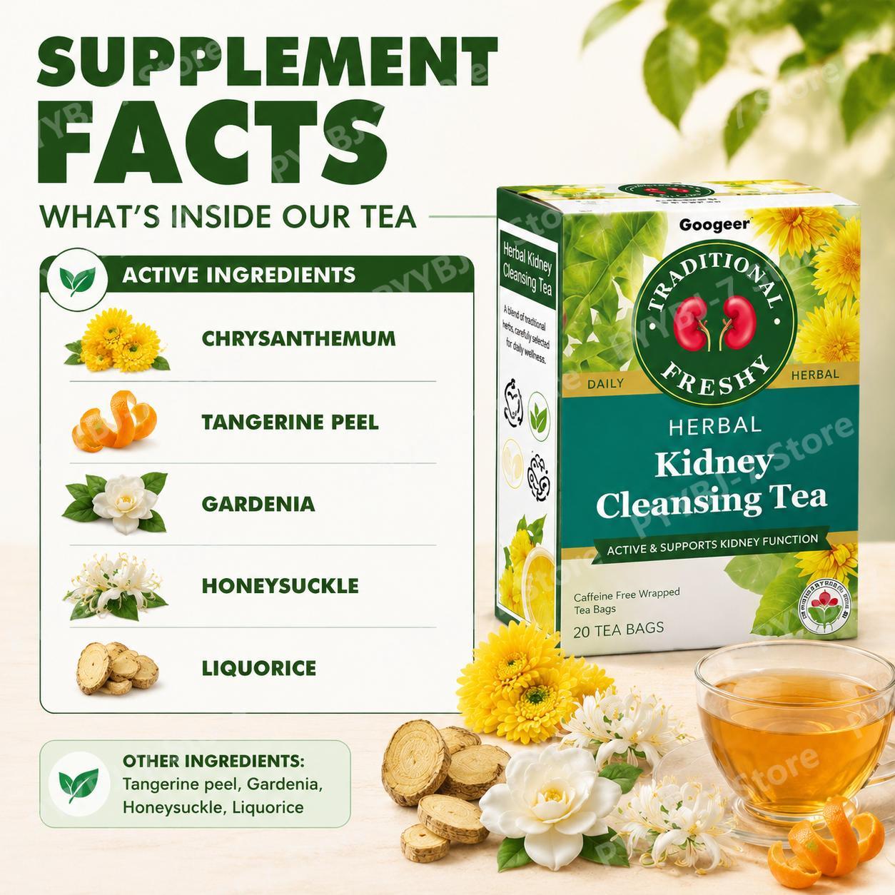 أكياس شاي أعشاب مزيج الأقحوان  - مراجعة Wellness Herbal Tea Blends وسعره