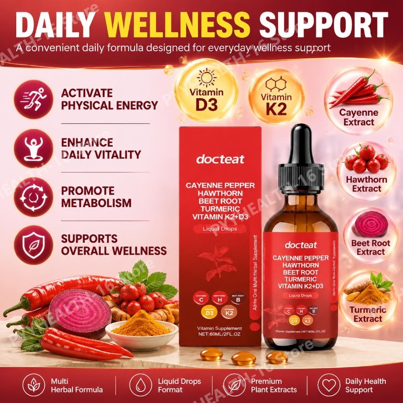 دوكتيت قطرات سائلة من فيتامين  - مراجعة Herbal Wellness Liquid وسعره